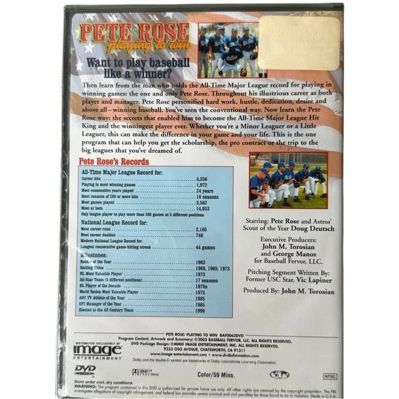 Pete Rose Playing To Win. Limited Edition Pete Rose Collector’s Card Inside!! - Picture 2 of 3